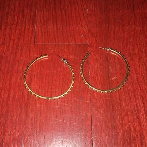 Stella and Dot hoop earrings